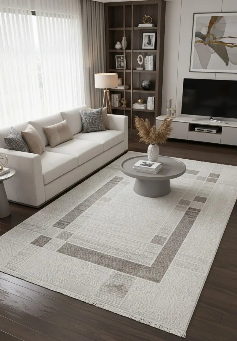 Eternity 78677-095 Yün Tuşeli Triko Akrilik Modern Halı