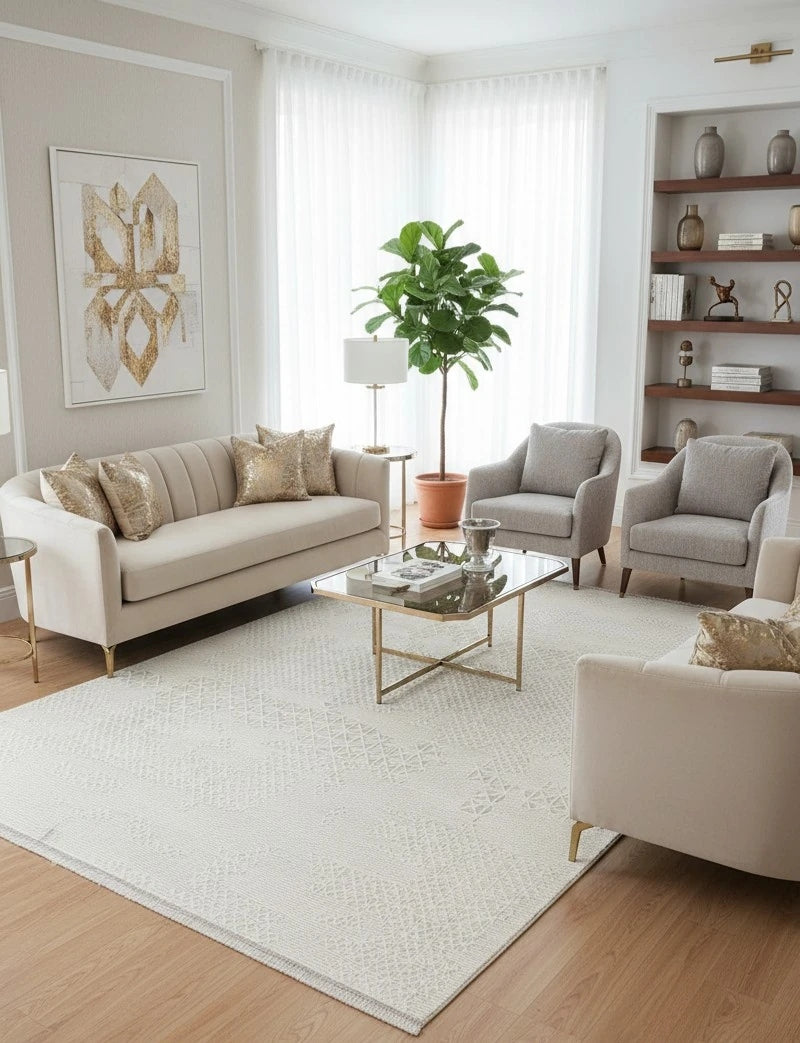 Eternity 78678-060 Yün Tuşeli Triko Akrilik Modern Halı