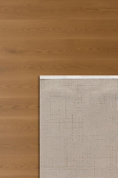 Arbel Viola EI02E Bej Modern Salon ve Oturma Odası Halısı