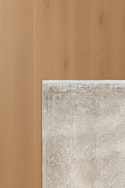 Çınar Nara CY01A Kahverengi Gri Modern Salon ve Oturma Odası Halısı