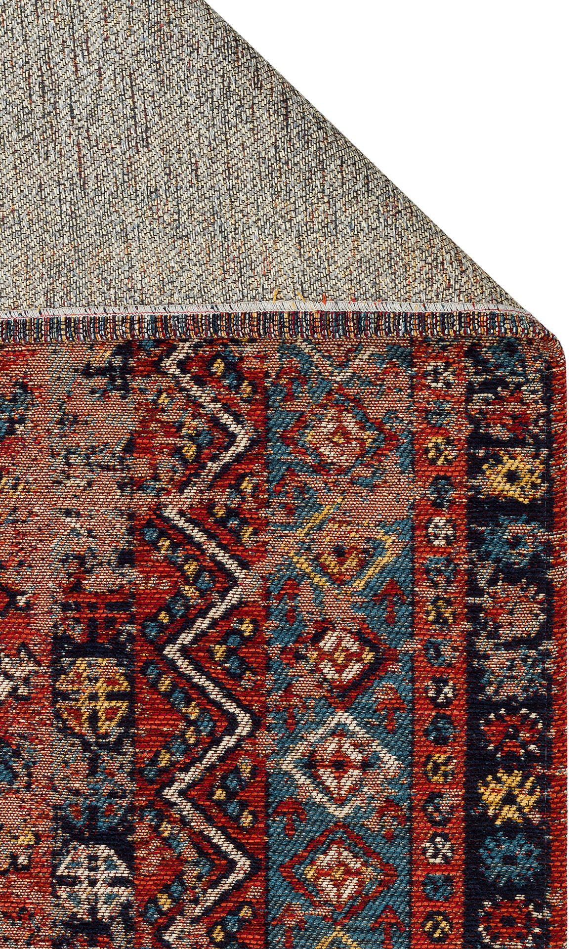 Anadolu Kilim AND 04 MULTY - Yıkanabilir Kaymaz Kilim | Anadolu Desen Kilim
