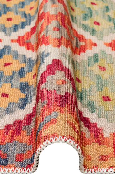 ELS 104 CREAM MULTY  - ELISTA - Vintage Desenlere Sahip Kaydırmaz Yıkanabilir Modern Halı
