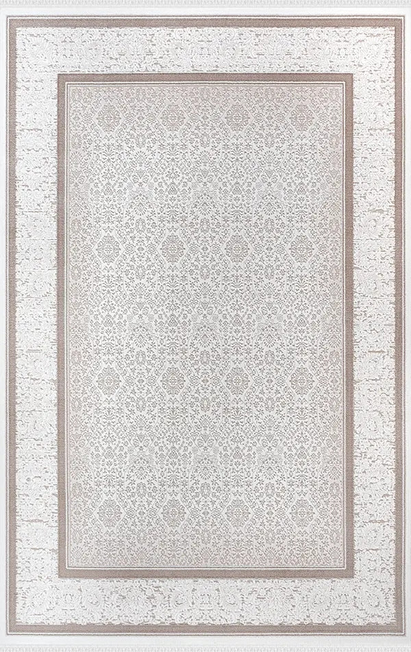 Arden 79419-71 Modern Desenli Gri Akrilik Makine Halısı