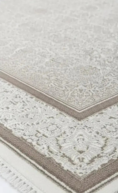 Arden 79419-71 Modern Desenli Gri Akrilik Makine Halısı
