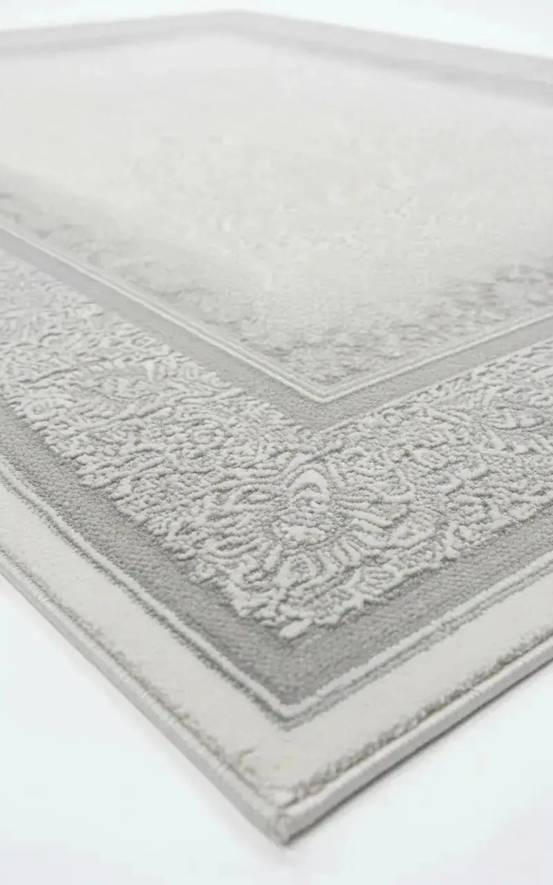Arden 79419-95 Modern Desenli Gri Akrilik Makine Halısı
