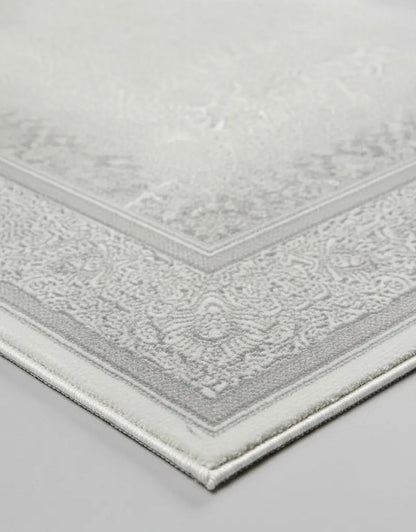 Arden 79419-95 Modern Desenli Gri Akrilik Makine Halısı