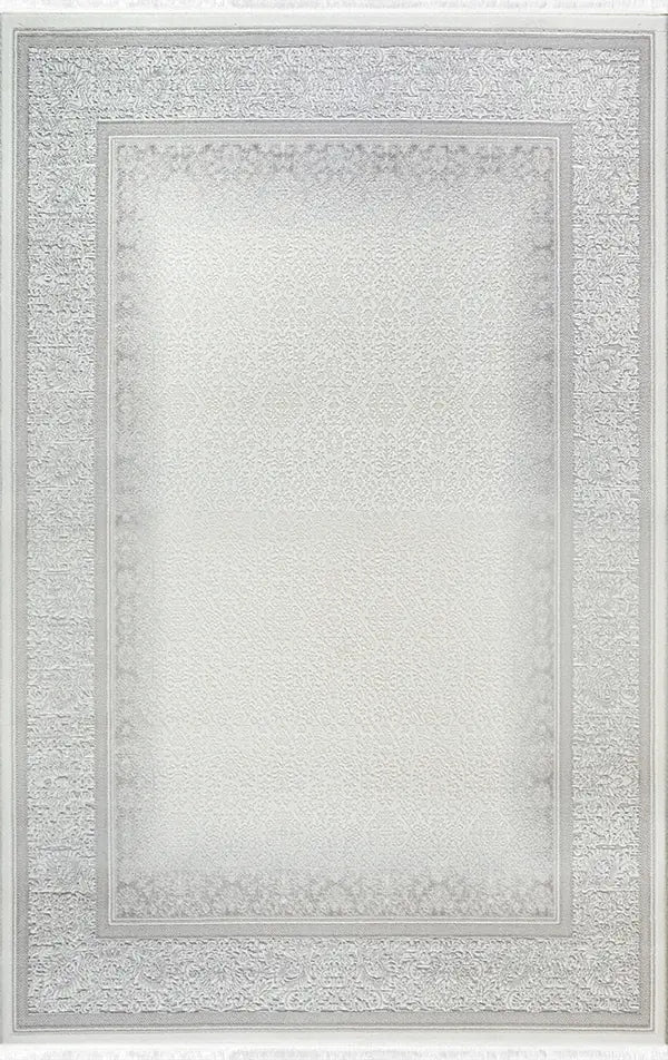 Arden 79419-95 Modern Desenli Gri Akrilik Makine Halısı