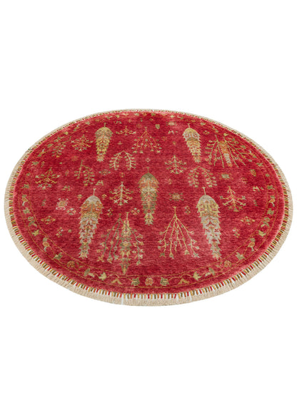 ZR 08 RED AUTUMN Q  - ZARA - Otantik Desenli, Özel Tezgahlarda Üretilen Modern Uşak Halısı