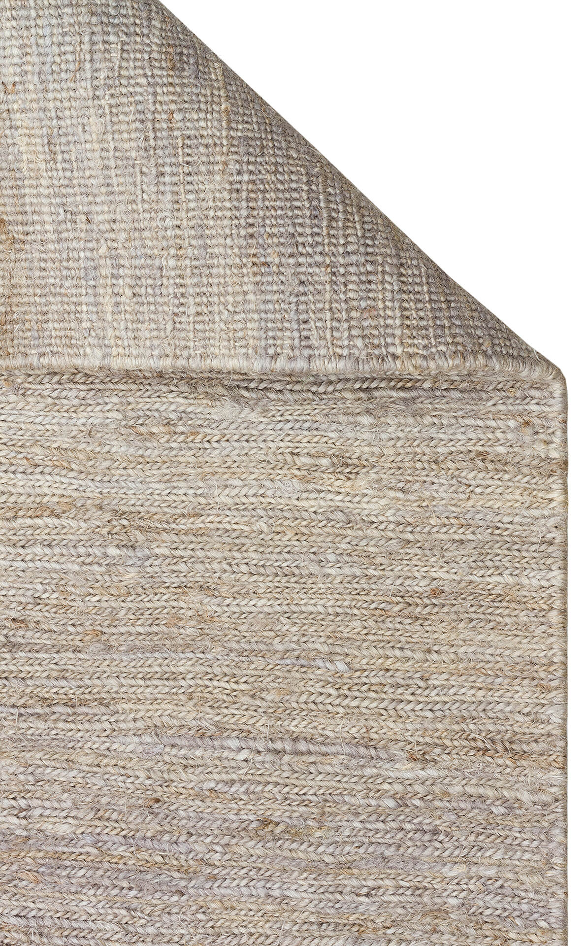 SMK PLAIN GREY  - SOUMAK - Soumak Örgülü Naturel Kendir Halı