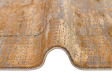 FRESCO DYED FSD 02 Altın - Eskitme Dokulu Işıltılı Salon Halısı