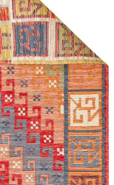 Nomad NMD 11 Toprak - Çift Taraflı Yıkanabilir Kilim | Otantik Kilim