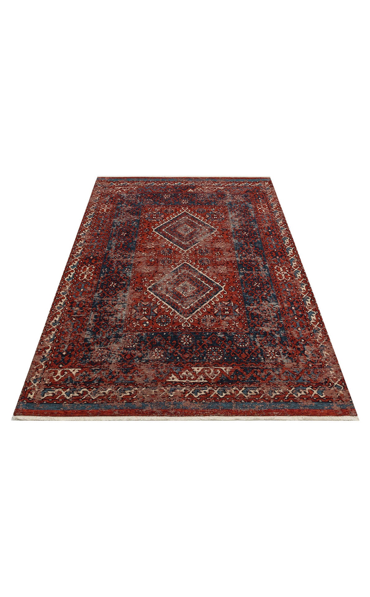 Anadolu Kilim AND 02 MULTY - Yıkanabilir Kaymaz Kilim | Anadolu Desen Kilim