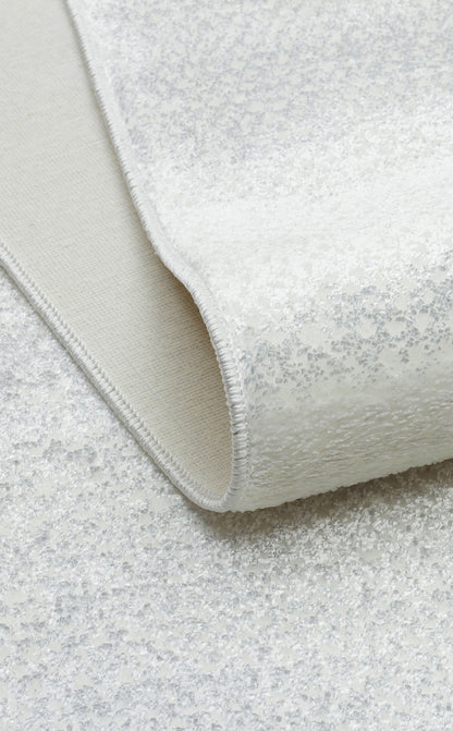 ST 21 WHITE XW  - SATEEN - Hav Toz Vermez Yıkanabilir Kaymaz İnce Dokuma Modern Halı 