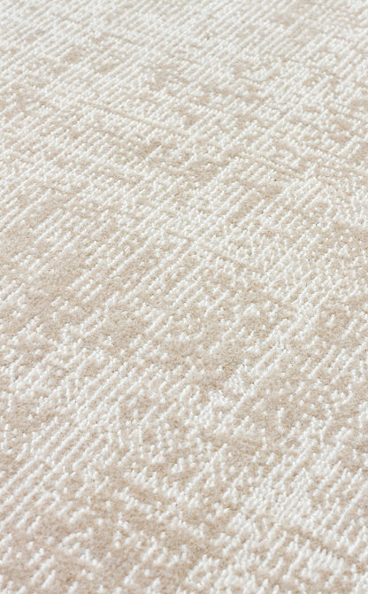 Kalahari KLH Bej - Modern Gri Düz Desenli Salon Halısı