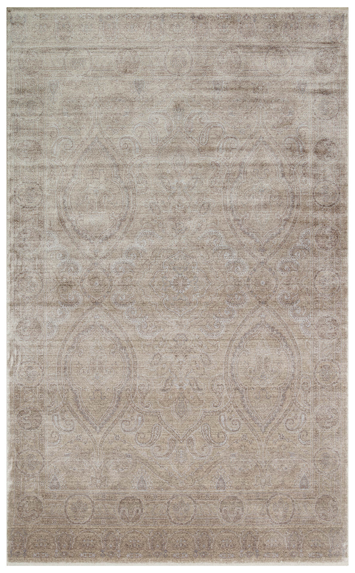 TF 03 BEIGE  - TAFTAN - Pakistan Overdyed Tarzı, Özel Tezgahlarda Üretilen Uşak Halısı 
