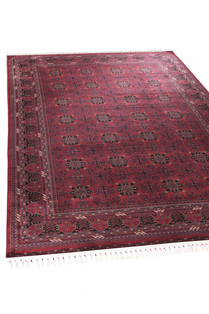 Burj 8731 Bordo - Modal İplikli Özel Tezgah Dokuma Salon Halısı