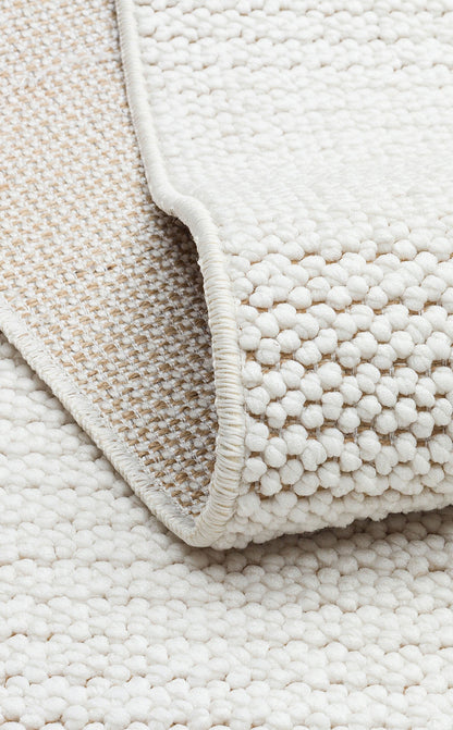 Motto MOT Plain Beyaz - Yumuşak Dokulu Modern Halı