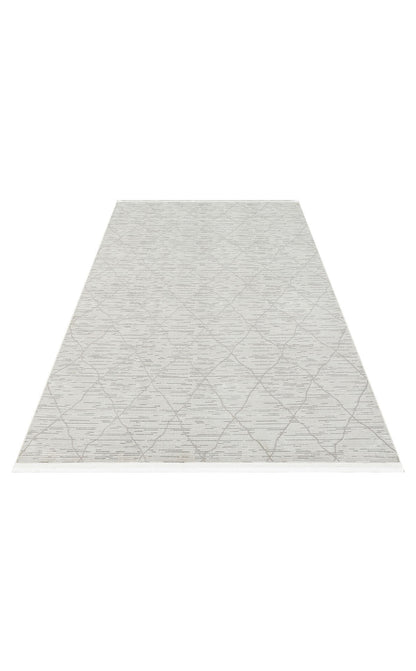ST 908 GREY  - SATEEN LUX - Hav Toz Vermez Modern Halı