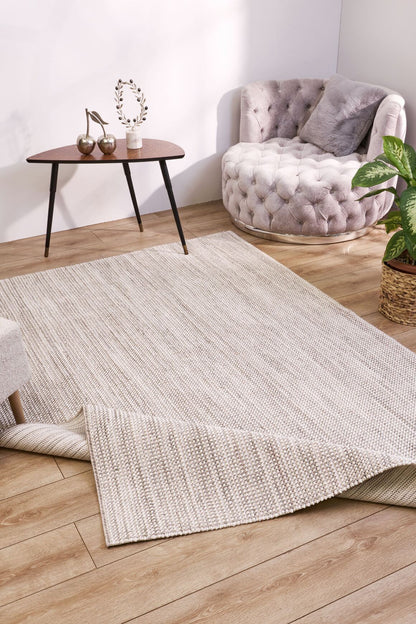 Gala 2201 Gri - Modern Bukle Halı Salon Halısı