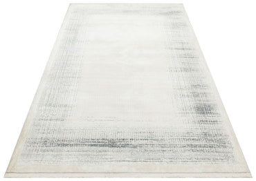 LGS 08 CREAM SILVER XW  - LAGOS XW - Hav Toz Vermez Eskitme Desenli Modern Makine Halısı