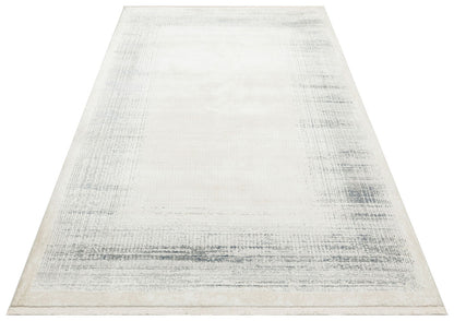 LGS 08 CREAM SILVER XW  - LAGOS XW - Hav Toz Vermez Eskitme Desenli Modern Makine Halısı