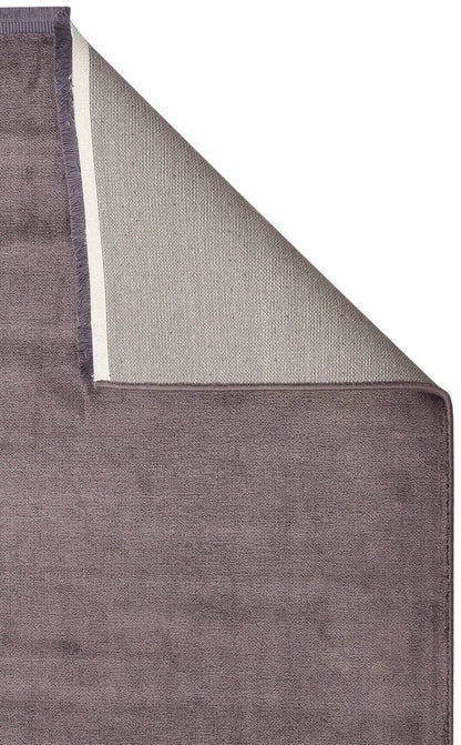 Lugano LUG Plain Charcoal - Viskon Halı | Sık Dokuma Salon Halısı