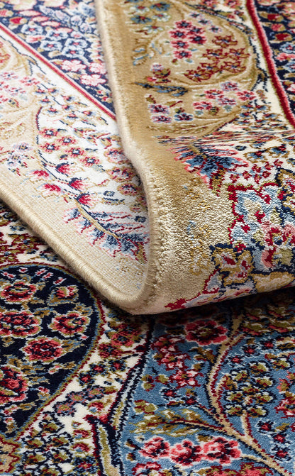 Isfahan ISF 02 Krem - Viskon Klasik Desenli Seccade Sık Dokuma Seccade