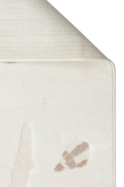 Bambino 01 Krem Multy Pastel Renkli Hav ve Toz Vermeyen Çocuk Halısı