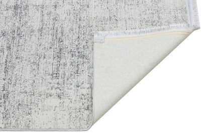 Riena 1161 Gri - Akrilik Polyester Halı | Kaymaz Tabanlı Dekoratif Halı