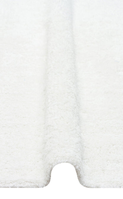 Cotton Boon CBN Plain Beyaz - Yıkanabilir Kaymaz Naturel Pamuk Bebek Halısı