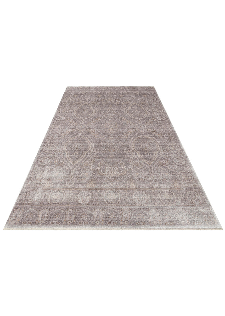 TF 03 D.GREY BRONZE  - TAFTAN - Pakistan Overdyed Tarzı Özel Hav Vermeyen ve El Emeği ile Özel Tezgahlarda Üretilen Uşak Halısı 