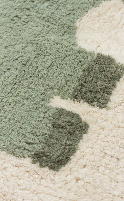 Cotton Boon XXW CBN 08 Çok Renkli - Yıkanabilir Kaymaz Naturel Pamuk Bebek Halısı