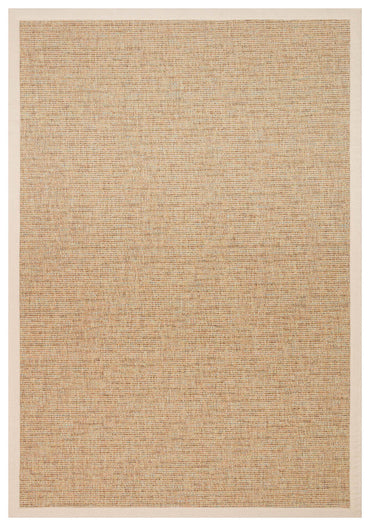 VENTURA SISAL VNT 2707 Multy BRD Bej  İç ve Dış Mekan Kullanımına Uygun Hav Vermeyen Kolay Temizlenebilir Bordürlü Sisal Görünümlü Halı