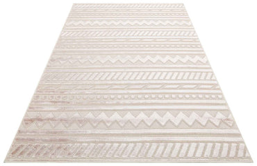 ZNT 06 BEIGE DYED  - ZENITH DYED - Yüksek Alçak Dokulu Naturel Yün ve Viskon Modern Dokuma Halı