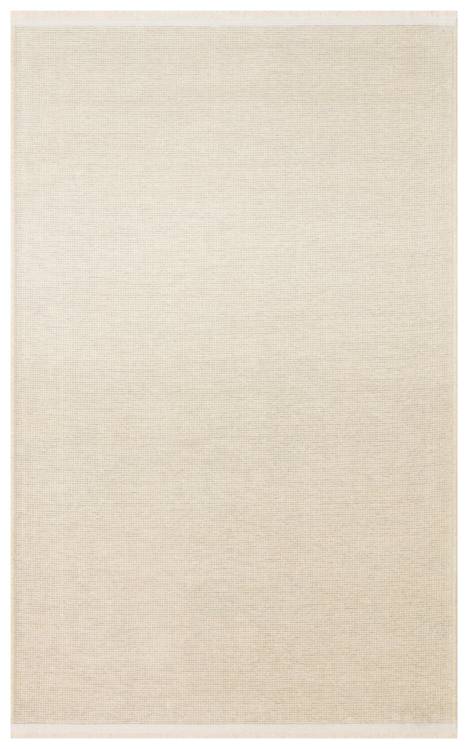 Liza LIZ 01 Bej - Düz Pamuk Dokulu Kilim Kaymaz Tabanlı, Yıkanabilir, Modern Uzun Ömürlü Kilim