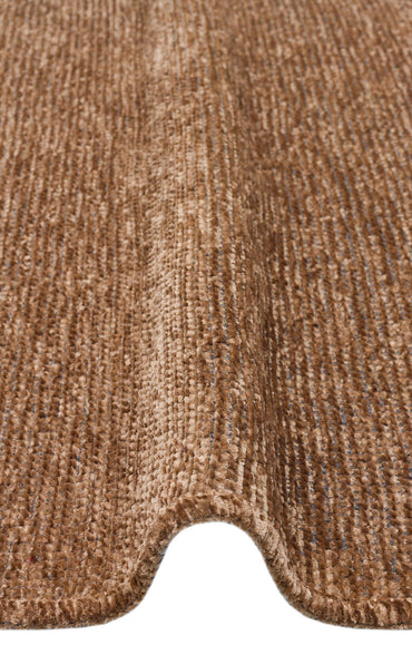 CPR 01 BROWN  - CAPRI - Hav Toz Vermez Kaymaz Kolay Kullanımlı Yıkanabilir Düz Renk Kilim