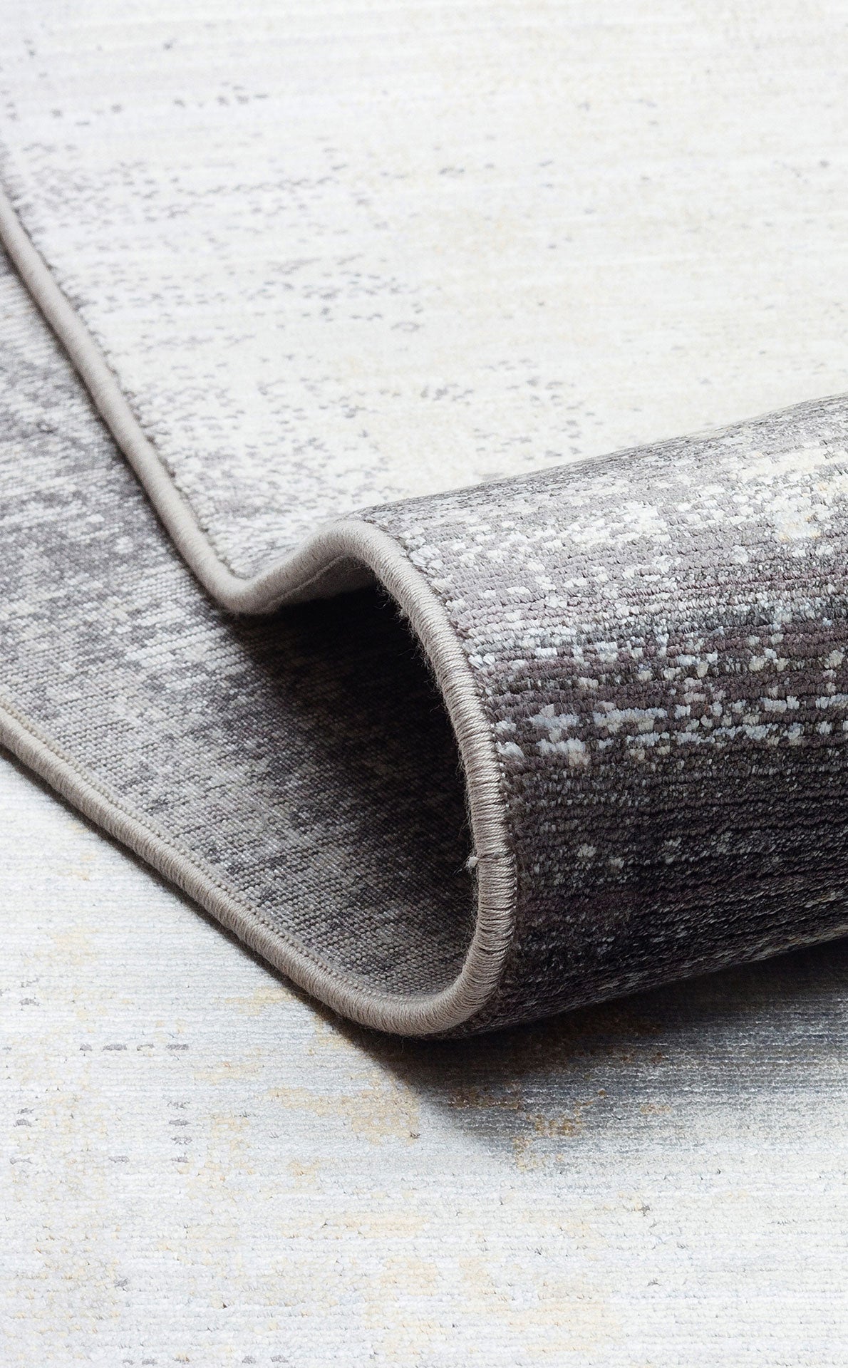 MHL 11 GREY GOLD  - MAHAL - Klasik Desenli Yüksek Kalite Sık Dokuma Salon Halısı