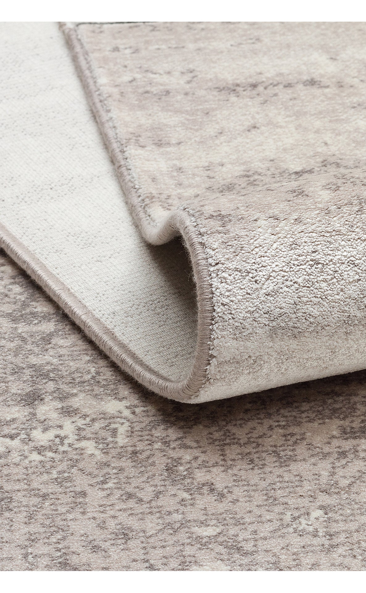 MRN 01 CREAM GREY  - MERANO - Geometrik Desenli Yüksek Kalite Sık Dokuma Salon Halısı