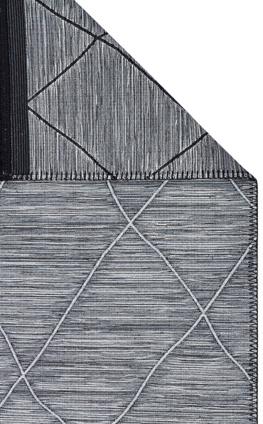 Arya Craft ARC 02 Gri - Yıkanabilir Çift Taraflı Modern Dokuma Kilim