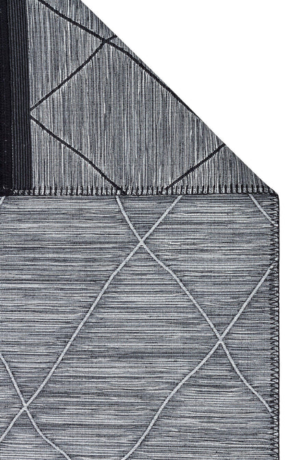 Arya Craft ARC 02 Gri - Yıkanabilir Çift Taraflı Modern Dokuma Kilim