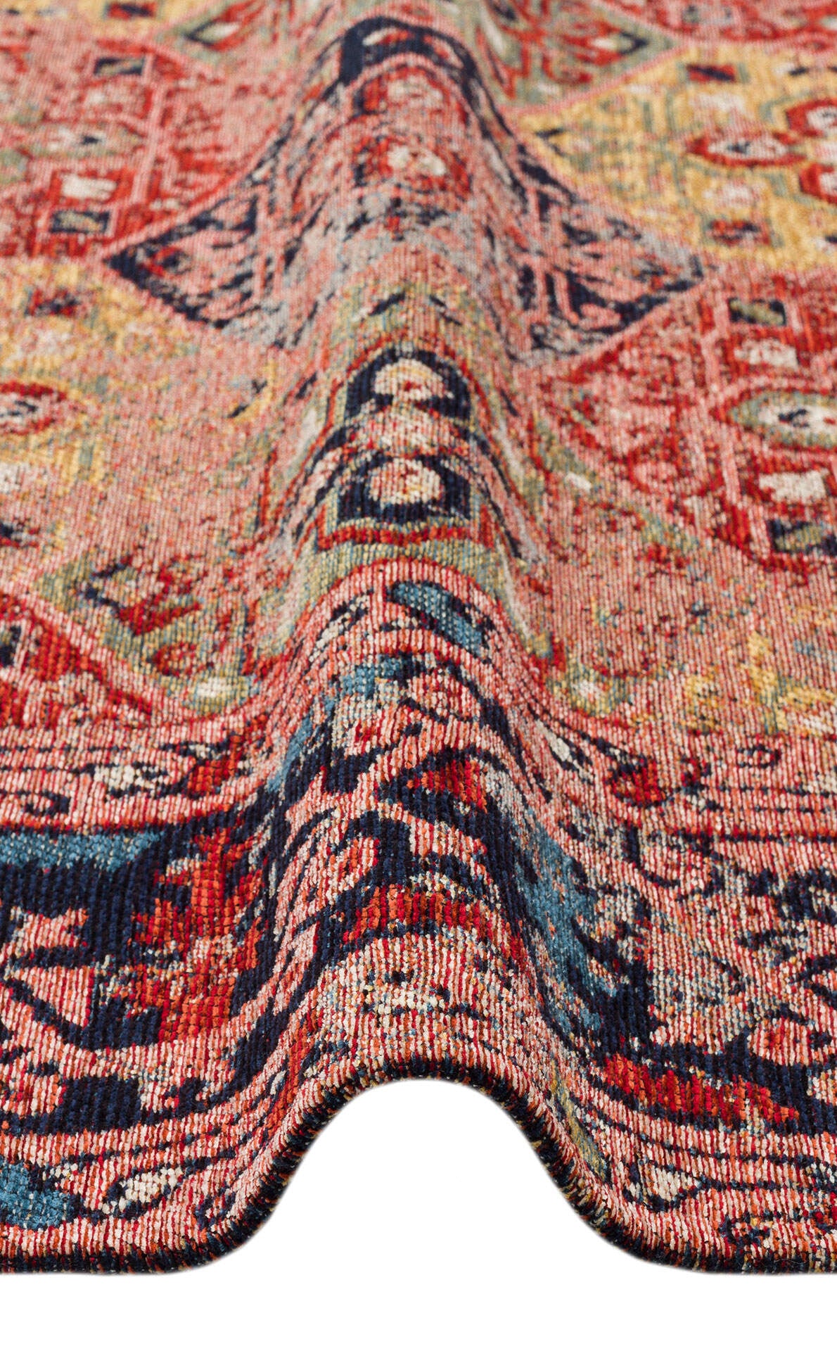 AND 01 MULTY  - ANADOLU KILIM - Anadolu Antik Desenli Yıkanabilir Kaymaz Tabanlı Etnik Kilim