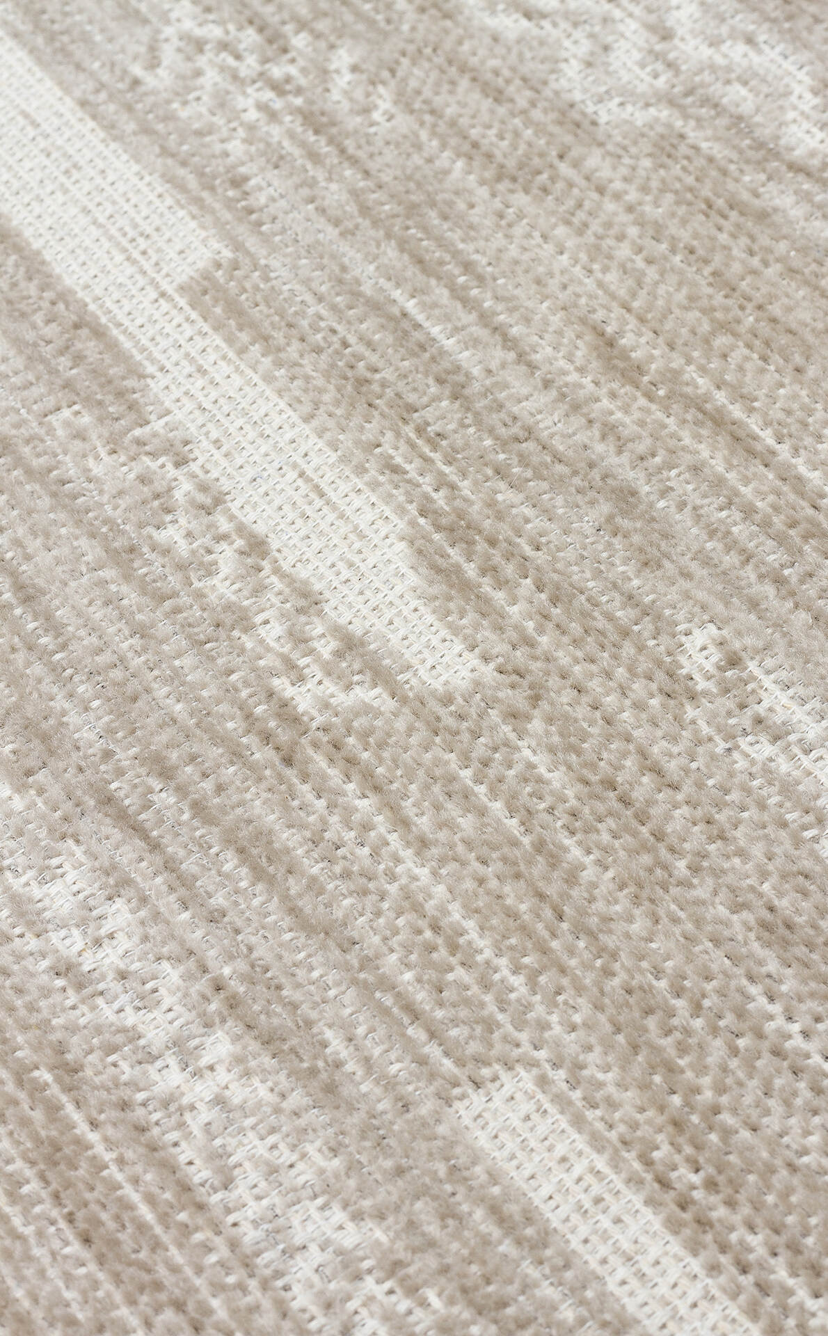 BG 01 CREAM  - BIGA - Hav Toz Vermez Kaymaz Tabanlı İnce Dokuma Modern Halı