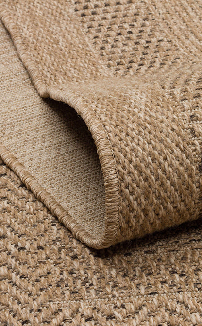 SLD 02 NATURAL  - SALDA - Güneş Işığı ve Suya Dayanıklı Jüt Görünümlü Sisal Halı