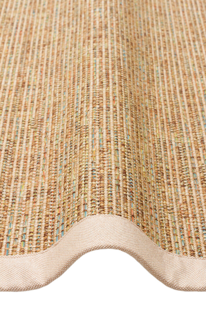 VENTURA SISAL VNT 2707 Multy BRD Bej  İç ve Dış Mekan Kullanımına Uygun Hav Vermeyen Kolay Temizlenebilir Bordürlü Sisal Görünümlü Halı