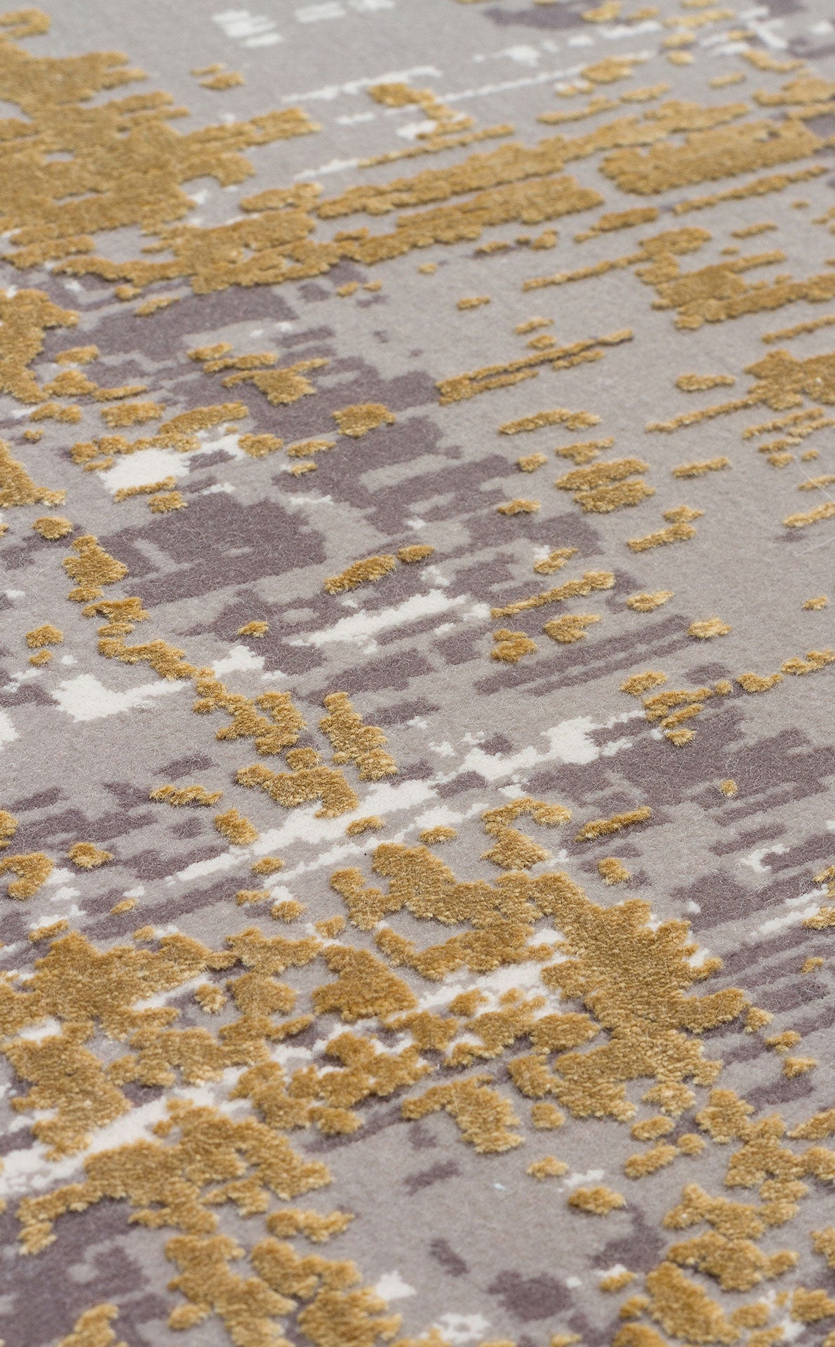 FS 30 GREY GOLD XW  - FRESCO - Yüksek Alçak Dokulu Özel Işıltılı Yüksek Kaliteli Sık Dokuma Modern Salon Halısı
