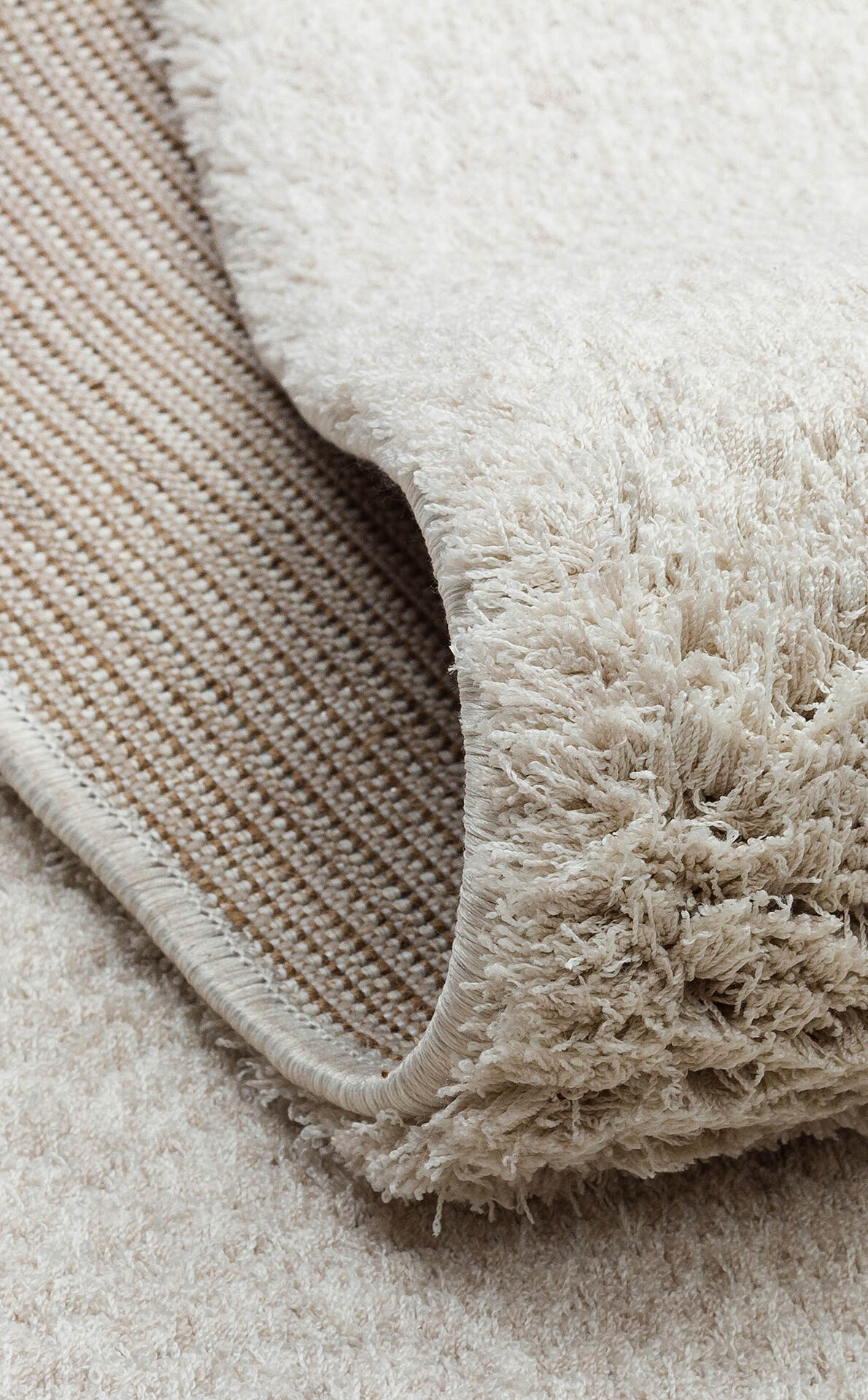 Comfort 1006 L. Stone - Yumuşak Dokulu Hav Toz Yapmayan Modern Pofuduk Shaggy Halı