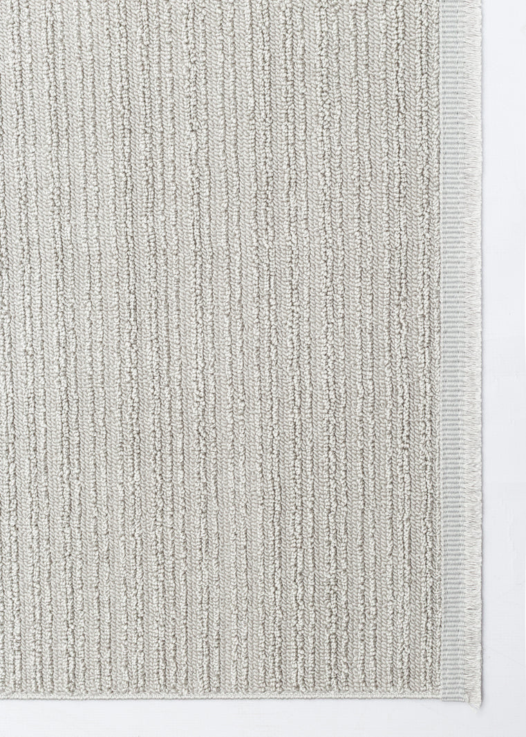 MONO LOOP 03 Gri Bukleli Sisal Dokuma Yıkanabilir Kaymaz Tabanlı Kolay Temizlenebilir Makine Halısı