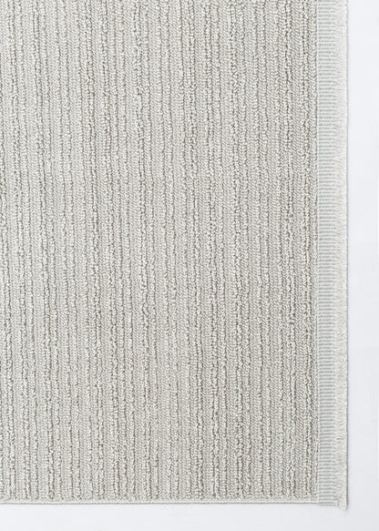 MONO LOOP 03 Gri Bukleli Sisal Dokuma Yıkanabilir Kaymaz Tabanlı Kolay Temizlenebilir Makine Halısı