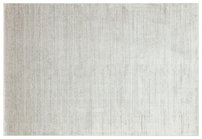 Queen 8109 Gri - Viskon Bambu Halı | Dokuma Salon Halısı
