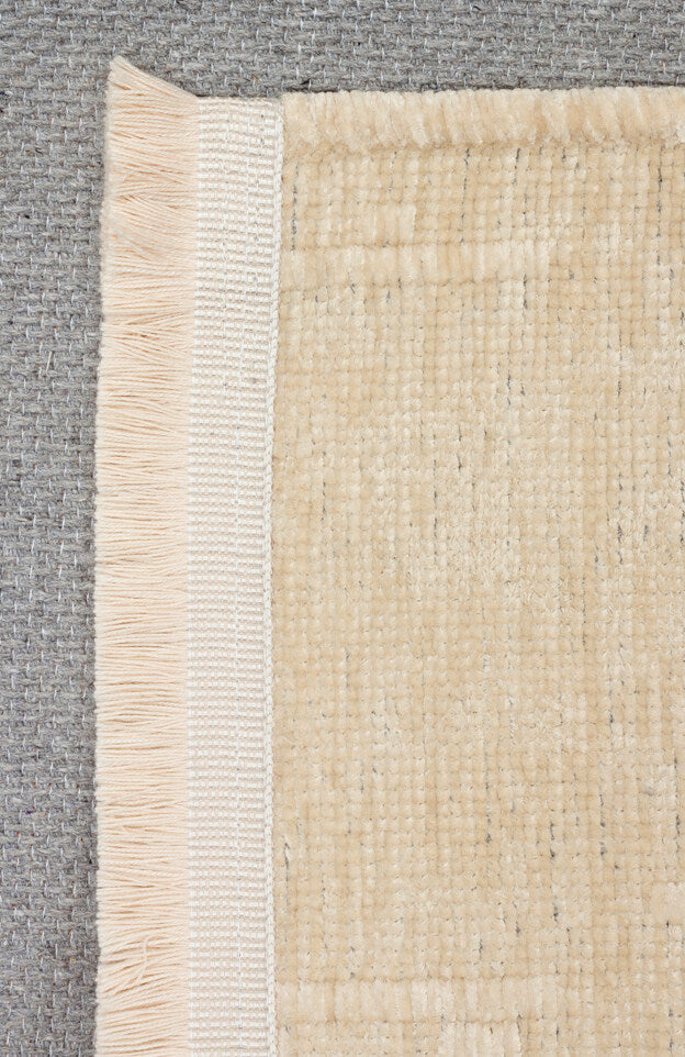 Liza LIZ 02 Bej - Düz Pamuk Dokulu Kilim Kaymaz Tabanlı, Yıkanabilir, Modern Uzun Ömürlü Kilim
